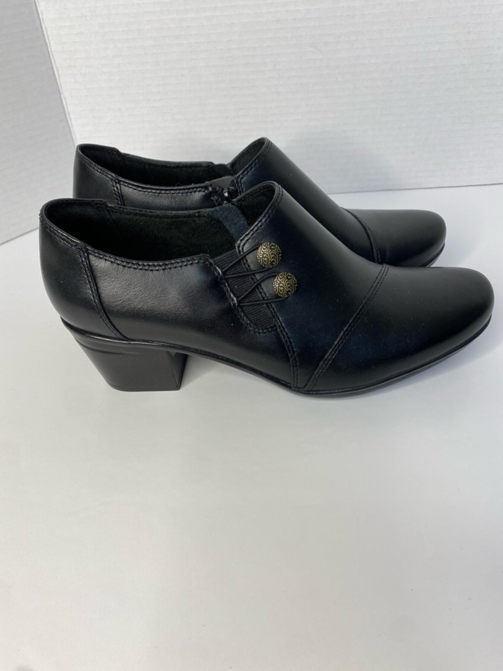 Clarks leather Emilie Warren booties - Picture 3 of 7